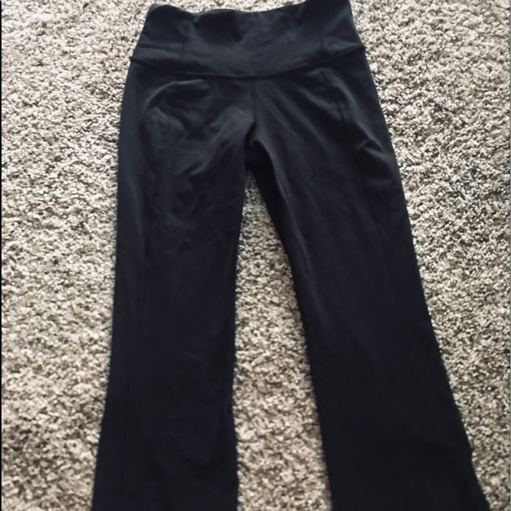 Lululemon luon crops with slide slit